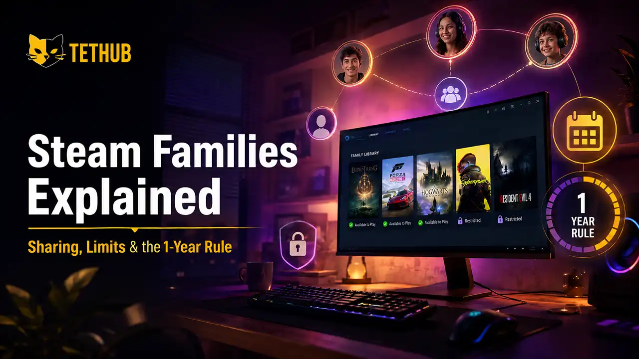 Steam Families Explained: How to Share Games, Limits, and the One-Year Rule